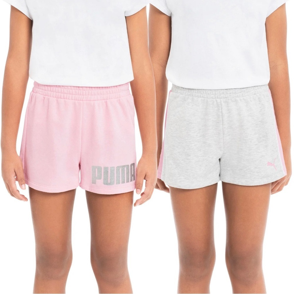 Girls Puma Shorts(2Pack)